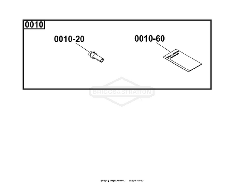 6892-00 - Spark Arrestor / Spark Arrestor Diagram and Parts List for 040746-00  Briggs and Stratton Generator